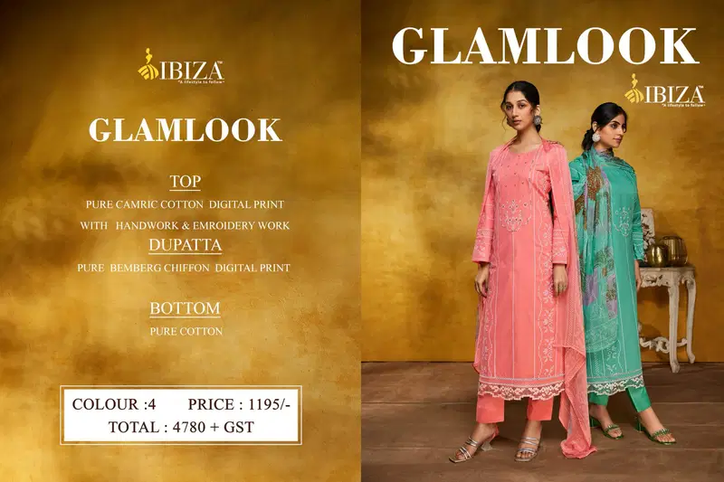 Glamlook By Ibiza Camric Cotton Printed Designer Salwar Kameez Orders In India